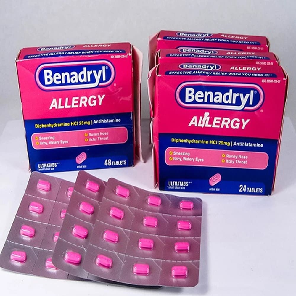 Benadryl 25mg product at Adderall Blog Pharmacy