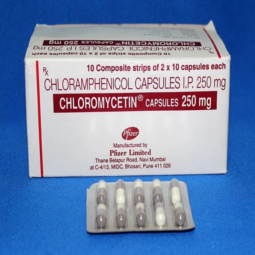 Chloromycetin 250mg product at Adderall Blog Pharmacy
