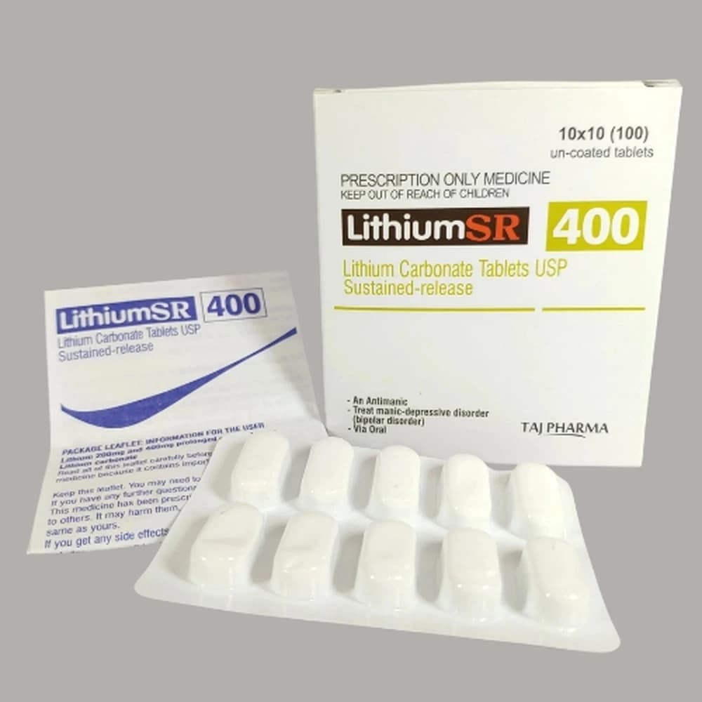 Lithium SR 400 product at Adderall Blog Pharmacy
