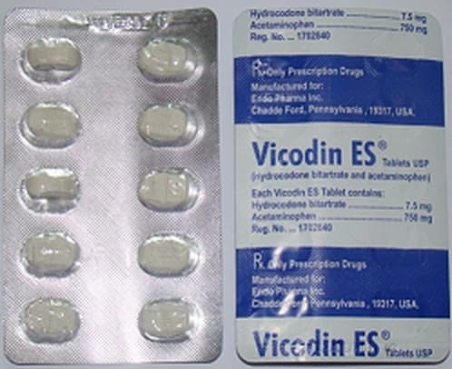 Vicodin Es 7.5mg product at Adderall Blog Pharmacy