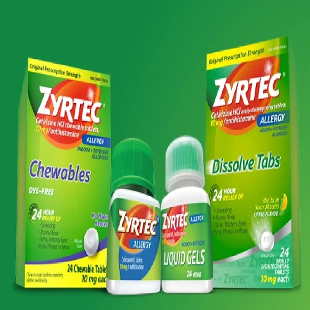 Zyrtec (Cetirizine) product at Adderall Blog Pharmacy