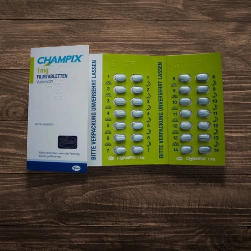 Champix 1mg product at Adderall Blog Pharmacy
